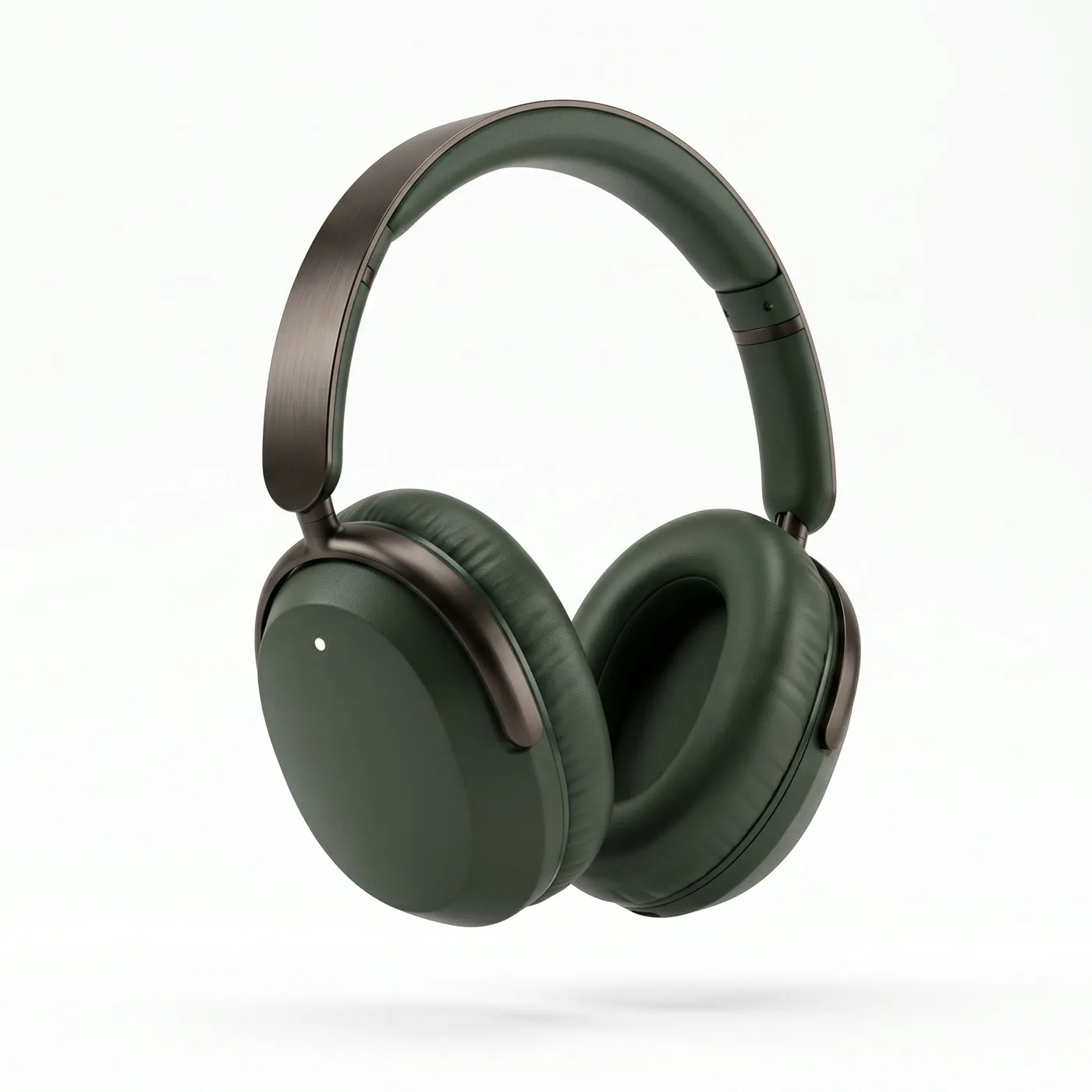Still headphones in Moss